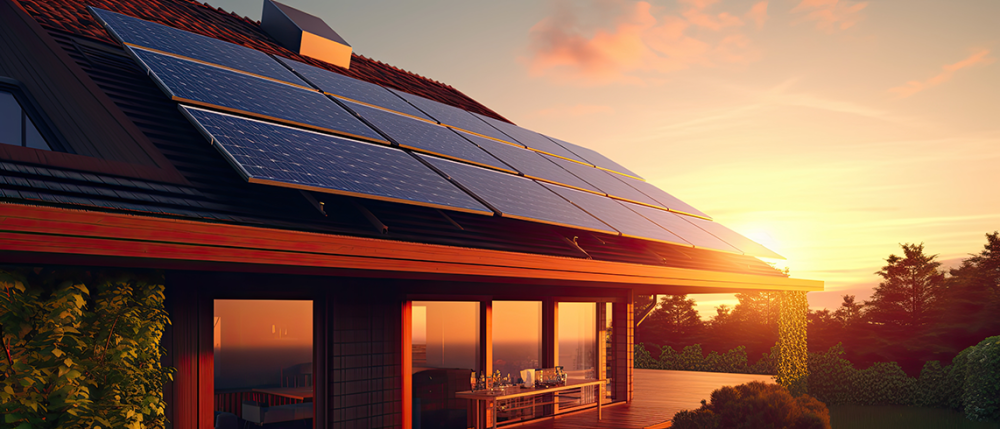 Panneau photovoltaïque  solaire près de Veyrac Saint-Julien